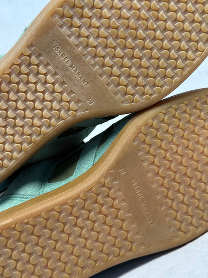 Isabel Marant Bekett Wedge Sneaker Turquoise (39)