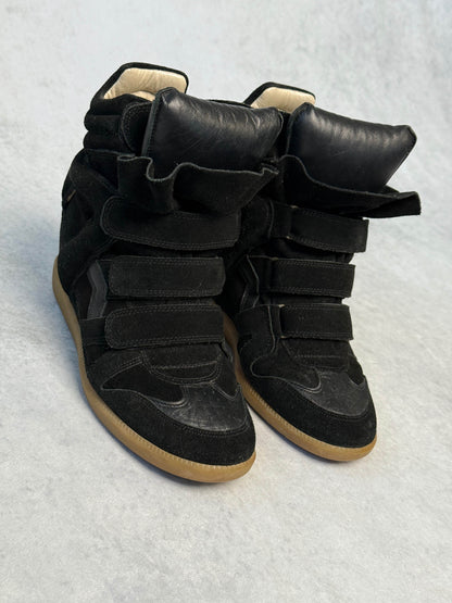 Isabel Marant Bekett Wedge Sneaker Black (40)