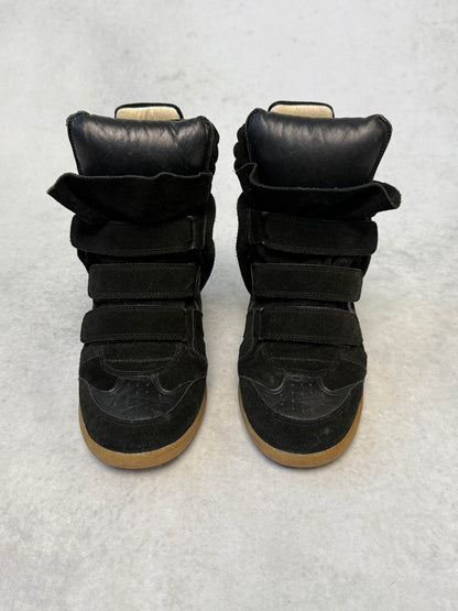 Isabel Marant Bekett Wedge Sneaker Black (40)