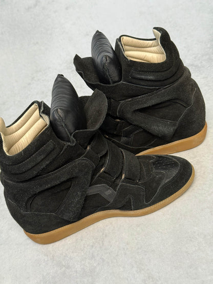 Isabel Marant Bekett Wedge Sneaker Black (40)