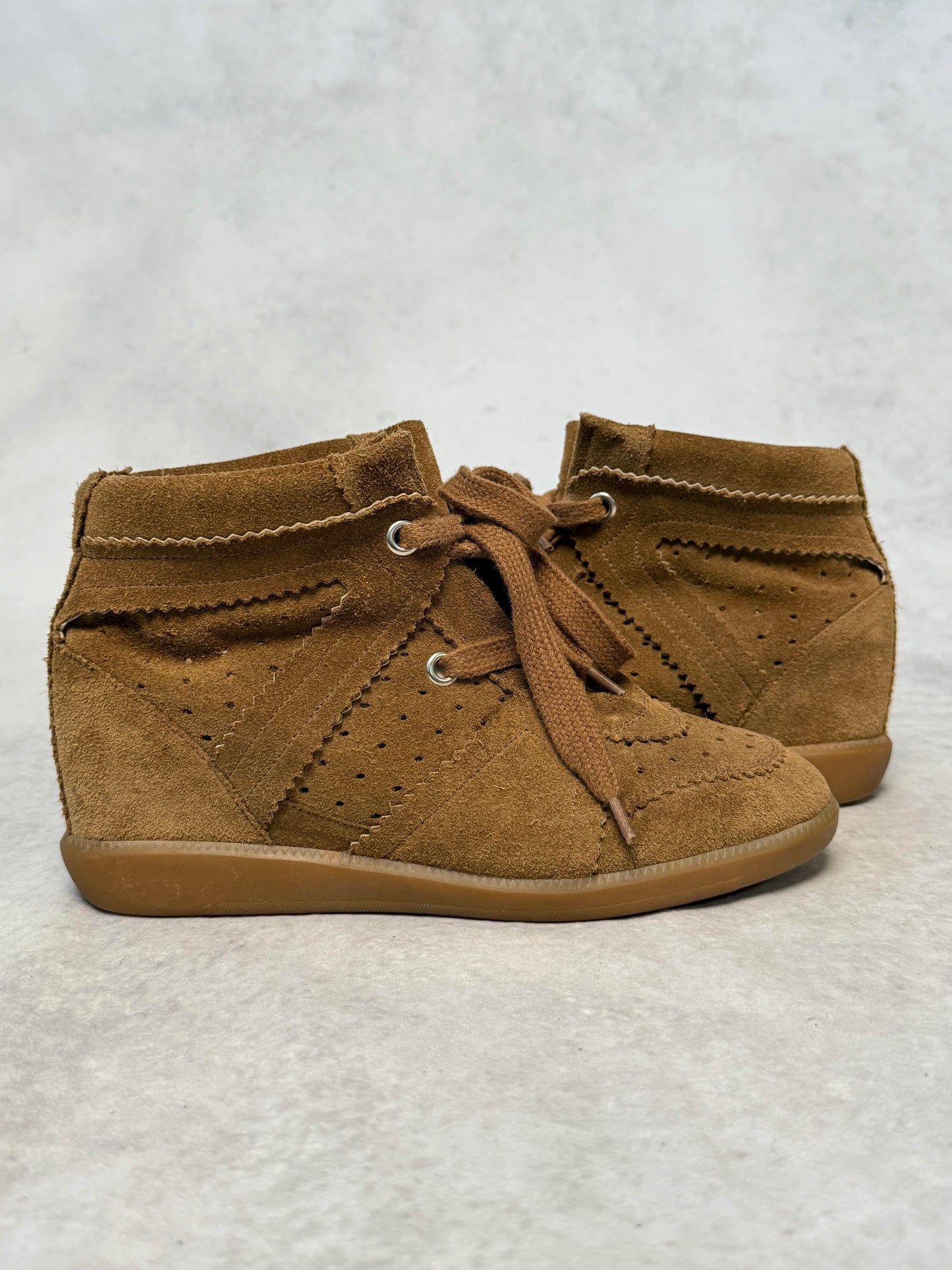 Isabel Marant Bobby Wedge Sneaker Brown (40)