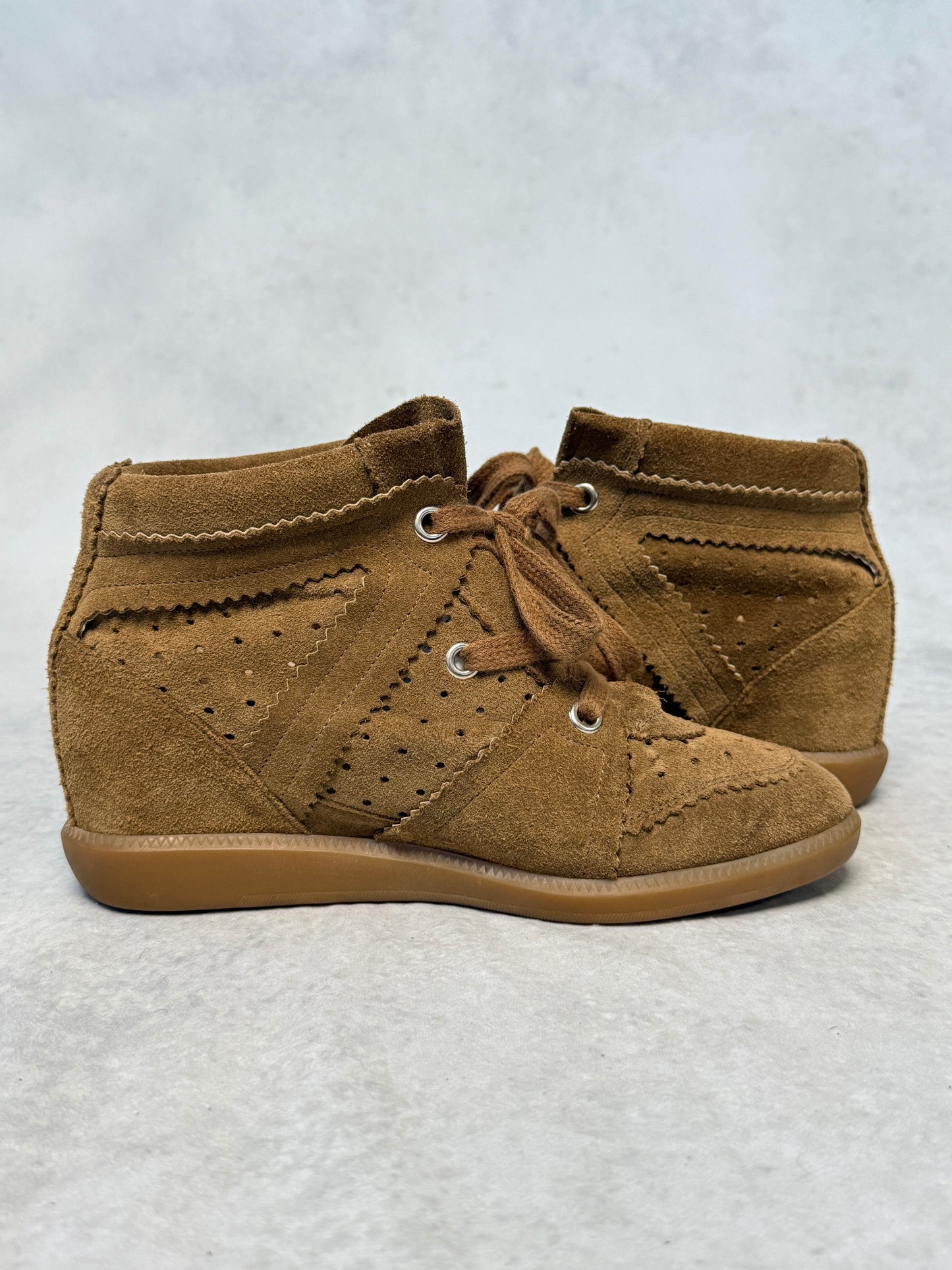 Isabel Marant Bobby Wedge Sneaker Brown (40)