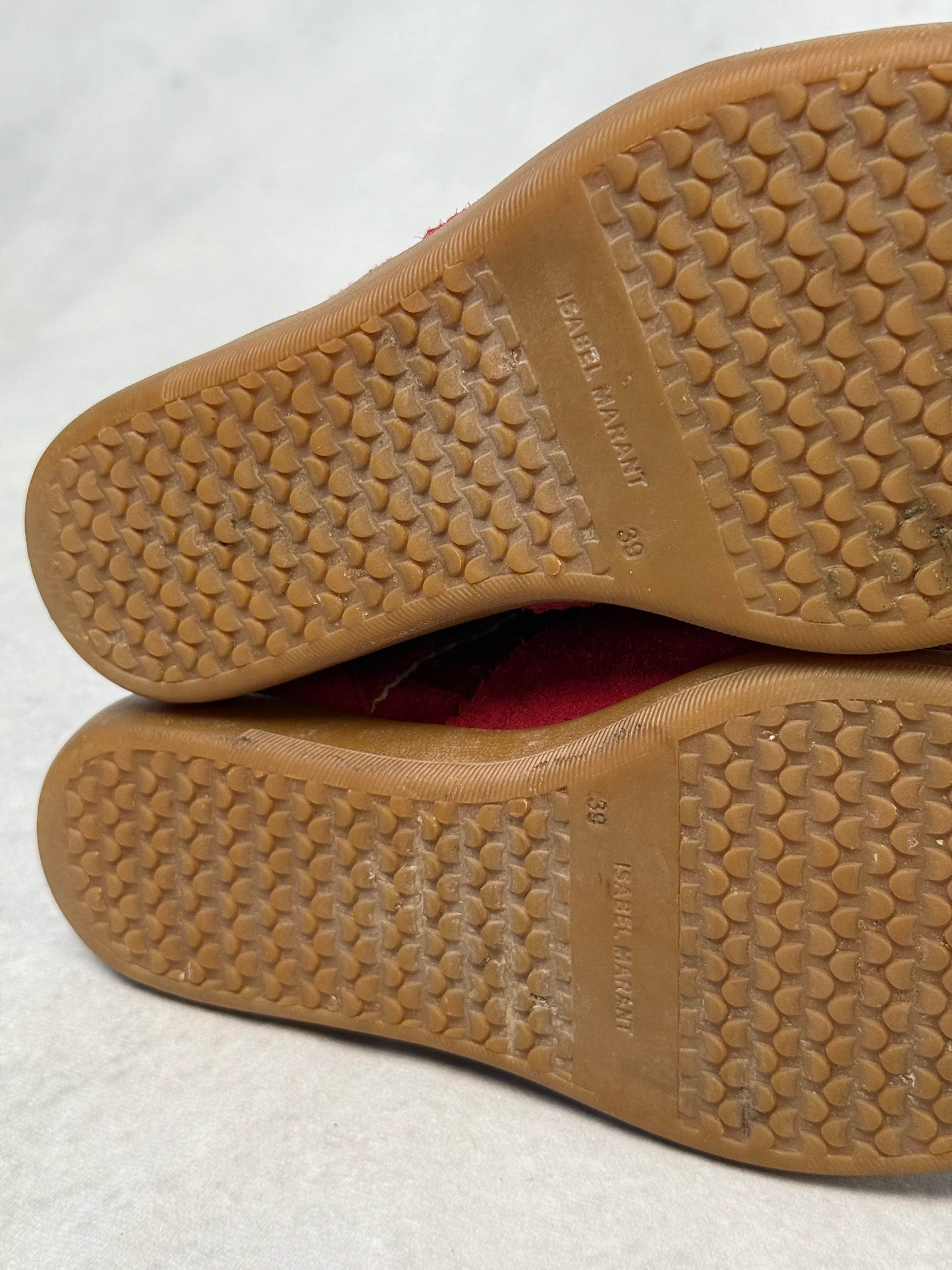 Isabel Marant Bobby Wedge Sneaker Burgundy (39)