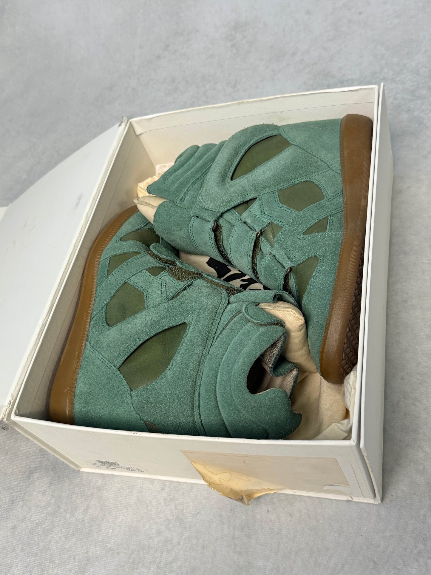 Isabel Marant Bekett Wedge Sneaker Turquoise (37)