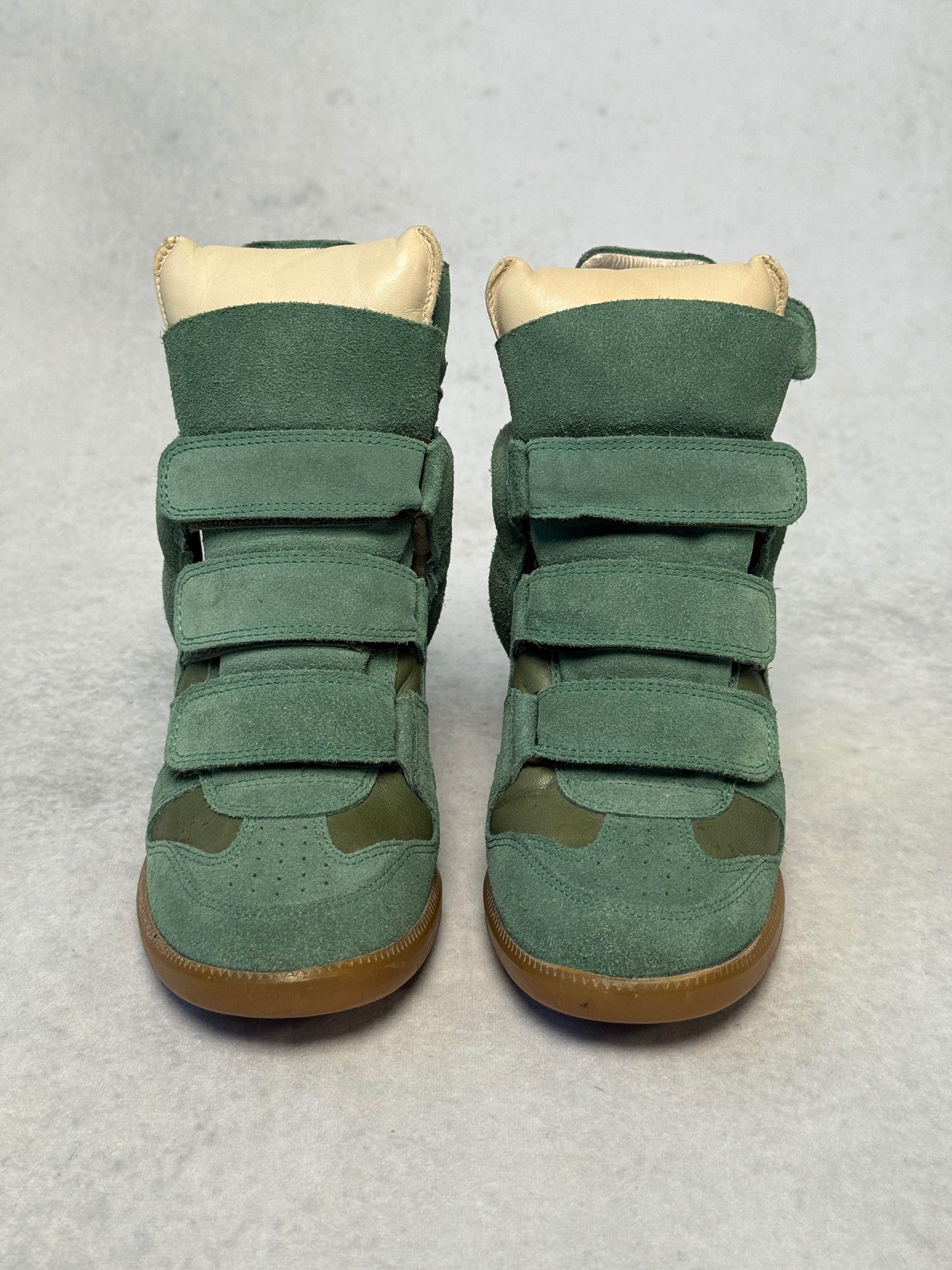 Isabel Marant Bekett Wedge Sneaker Turquoise (37)
