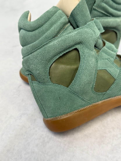 Isabel Marant Bekett Wedge Sneaker Turquoise (37)