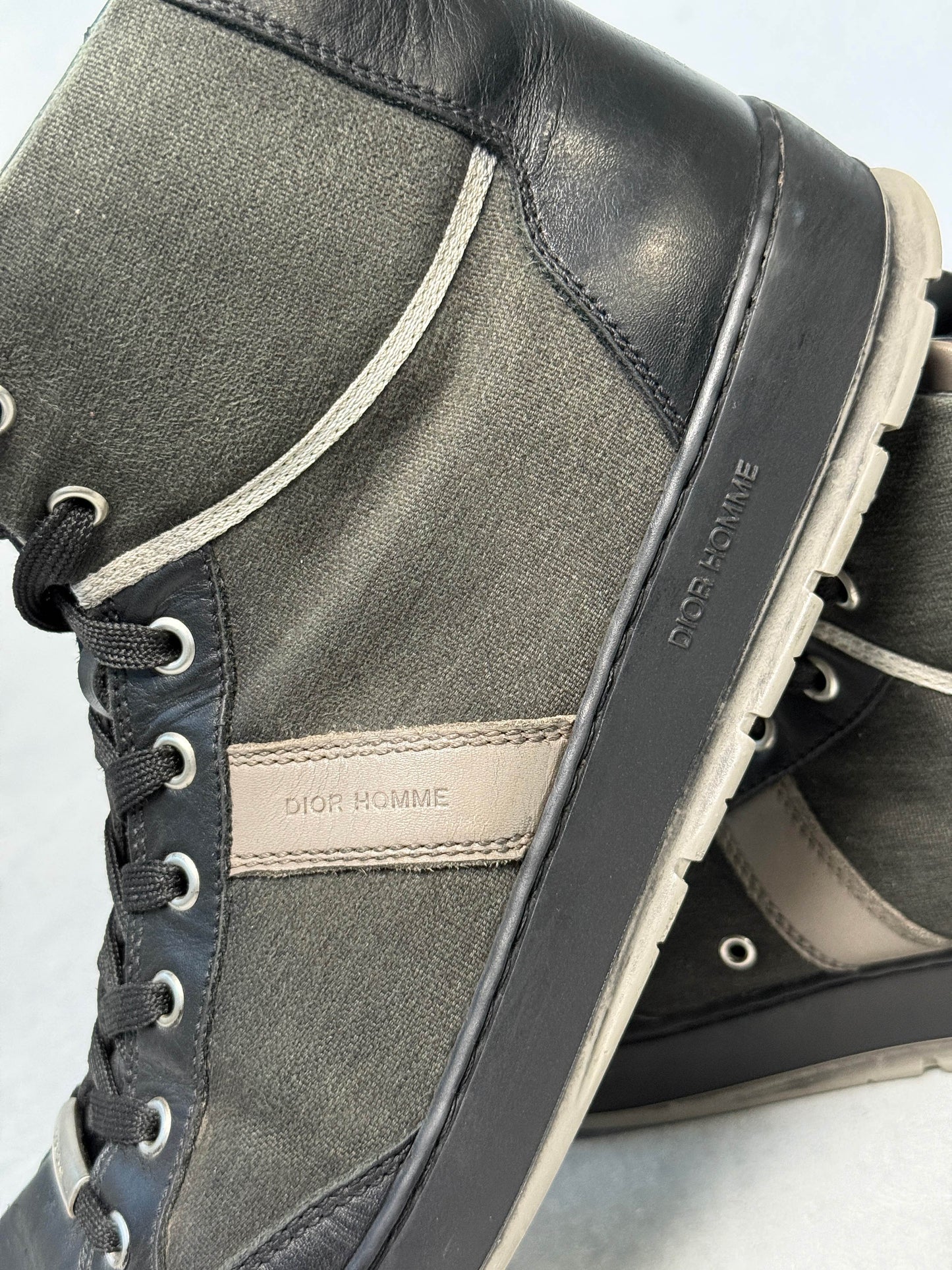 Dior Homme Sneaker High-Top Black/Grey (45)