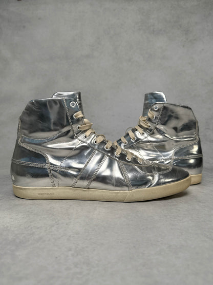 Dior Homme B48 High-Top Sneaker Silver (46)
