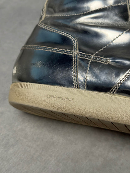 Dior Homme B48 High-Top Sneaker Silver (46)