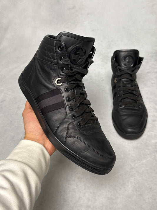 Gucci High-Top Sneaker GG Triple Black (42)