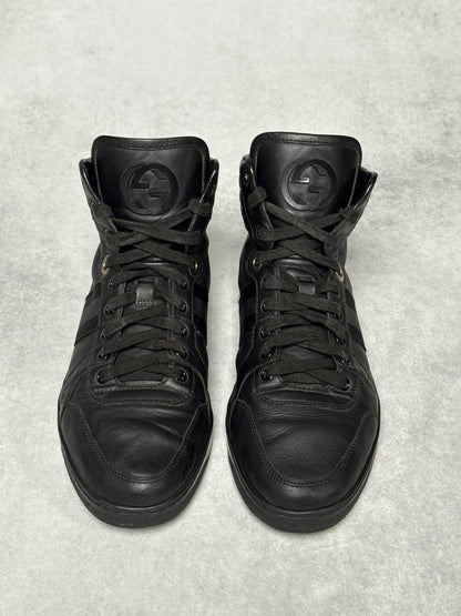 Gucci High-Top Sneaker GG Triple Black (42)