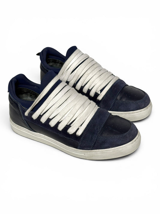 Kris van Assche SS2015 Multilace Low-Tops Navy (41.5)
