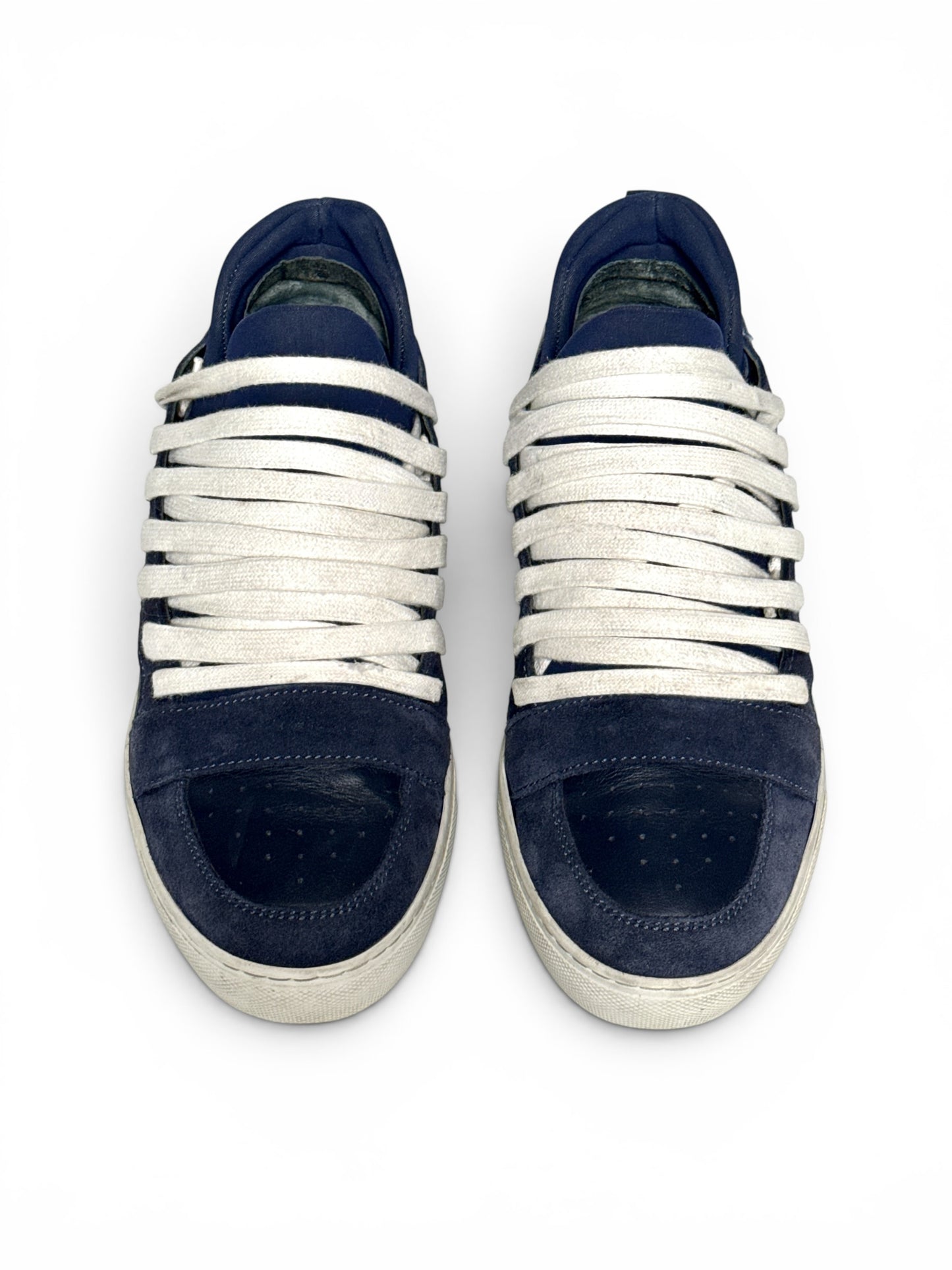 Kris van Assche SS2015 Multilace Low-Tops Navy (41.5)