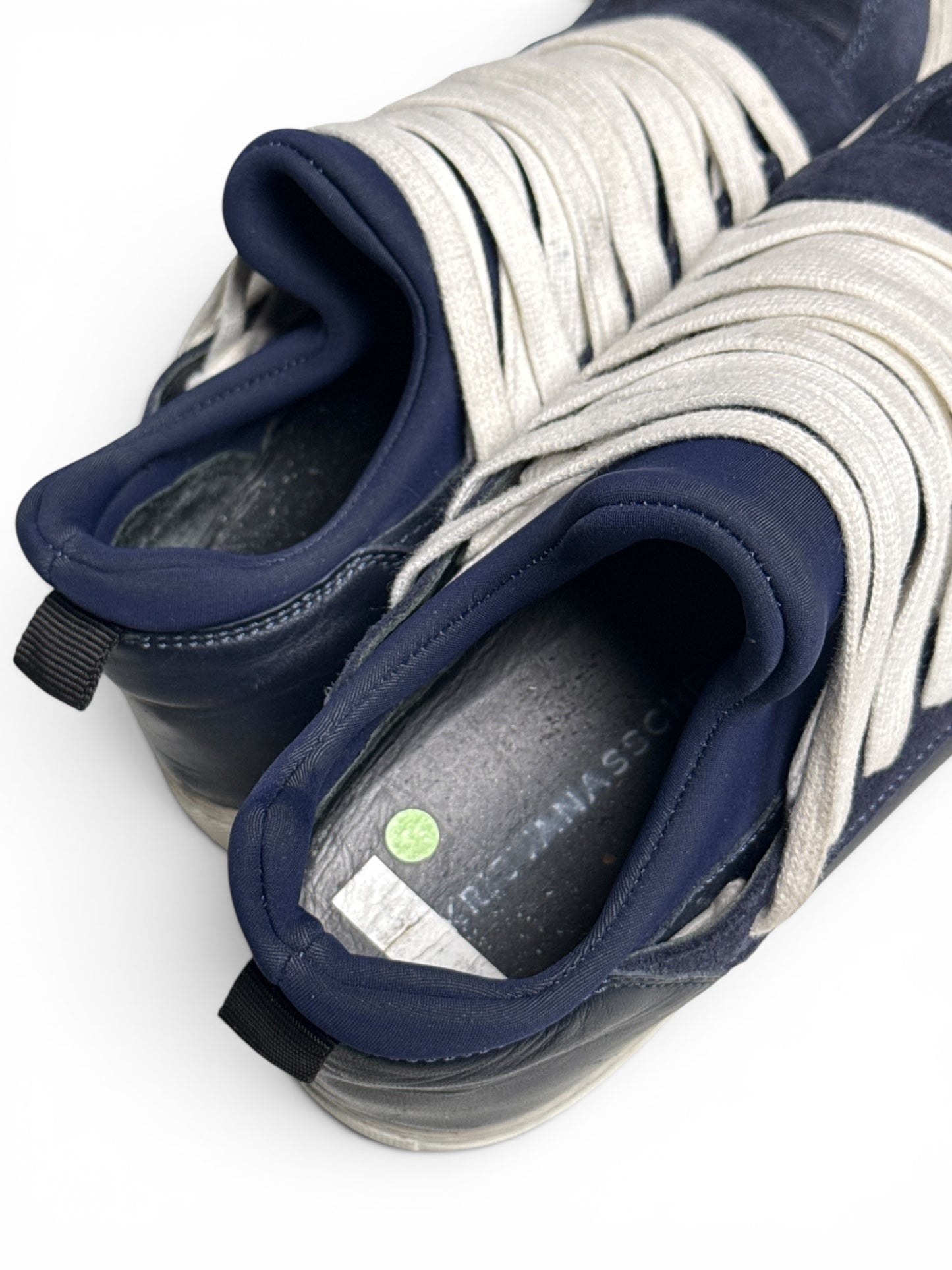 Kris van Assche SS2015 Multilace Low-Tops Navy (41.5)