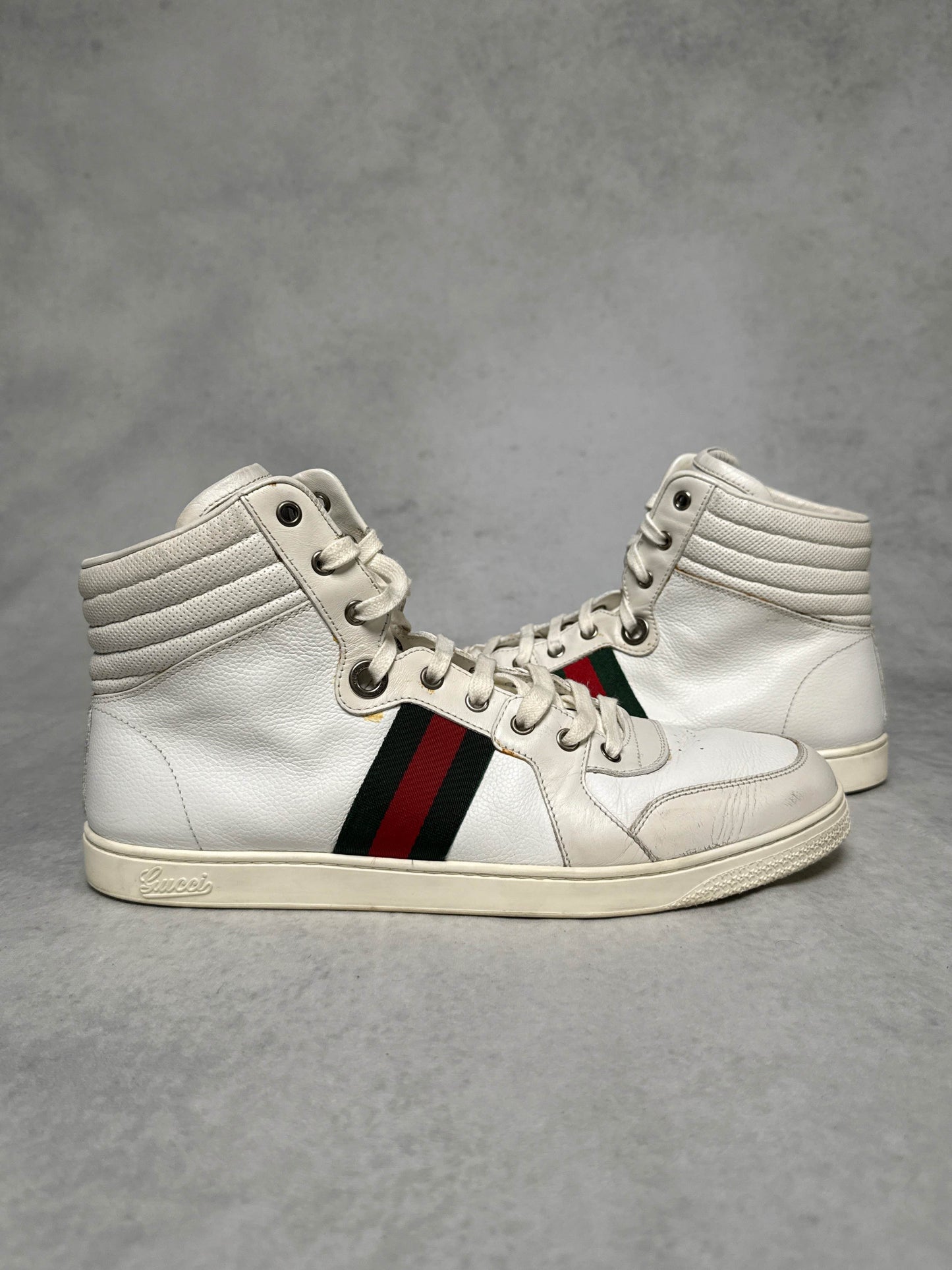 Gucci High-Top Sneaker Retro White (46)