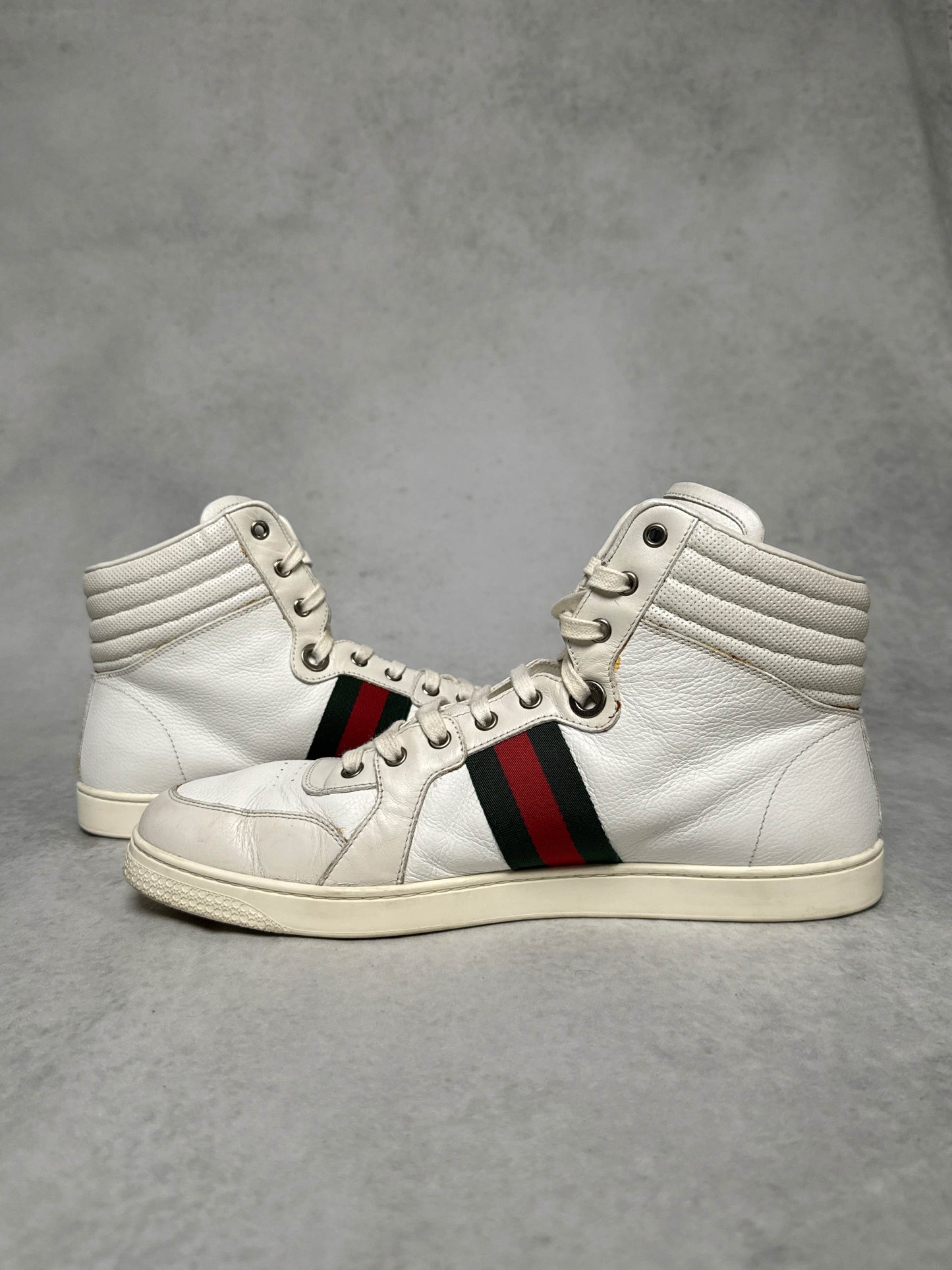 Gucci High-Top Sneaker Retro White (46)