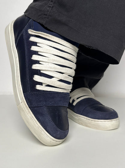 Kris van Assche SS2015 Multilace Low-Tops Navy (41.5)