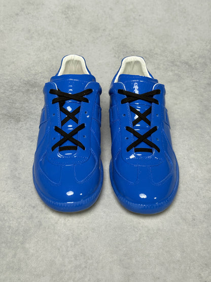 Maion Margiela Replica Low Patent Leather Blue (40)