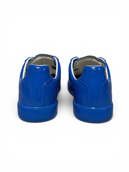 Maison Margiela Coated GATs Blue Patent Leather (40)