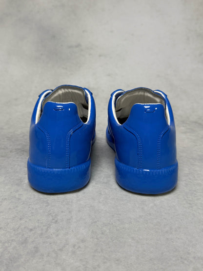 Maion Margiela Replica Low Patent Leather Blue (40)