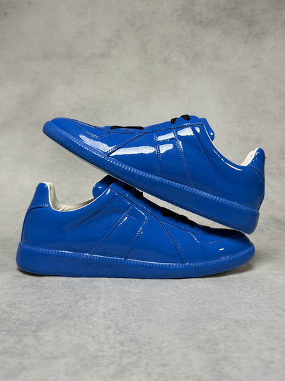 Maion Margiela Replica Low Patent Leather Blue (40)