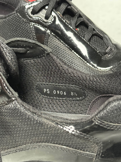 Prada Vintage America's Cup Black Patent Leather (43)