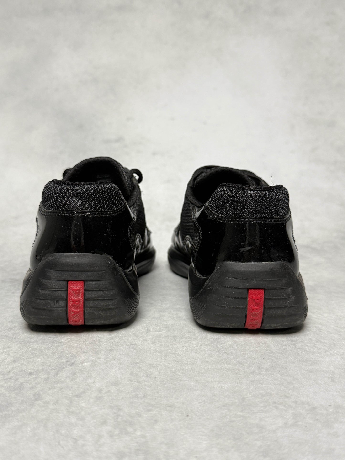 Prada Vintage America's Cup Black Patent Leather (43)