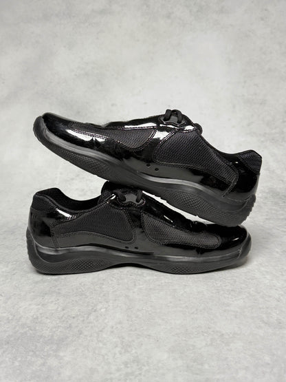 Prada Vintage America's Cup Black Patent Leather (43)