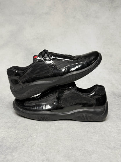 Prada Vintage America's Cup Black Patent Leather (43)