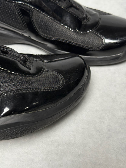 Prada Vintage America's Cup Black Patent Leather (43)