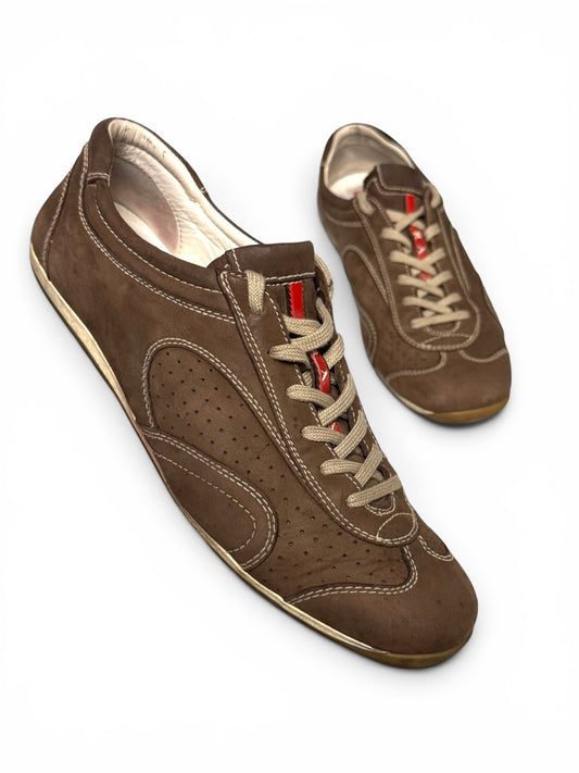 Vintage Prada Monte Carlo Sneaker Nubuck Leather (40)