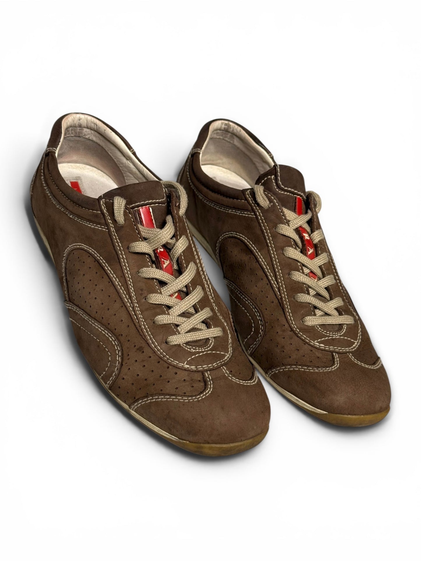 Vintage Prada Monte Carlo Sneaker Nubuck Leather (40)