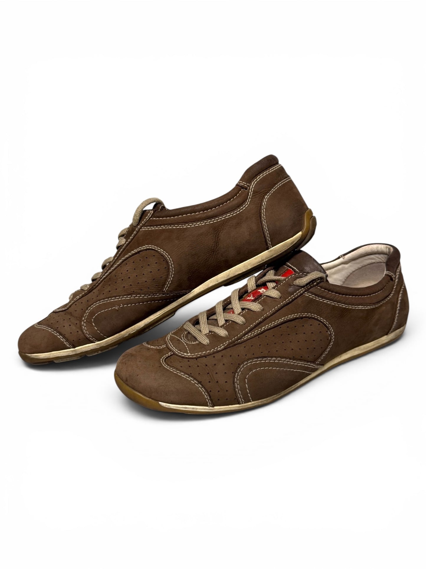 Vintage Prada Monte Carlo Sneaker Nubuck Leather (40)