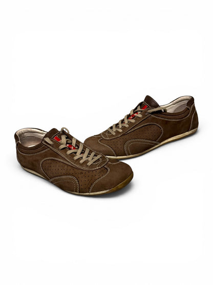 Vintage Prada Monte Carlo Sneaker Nubuck Leather (40)