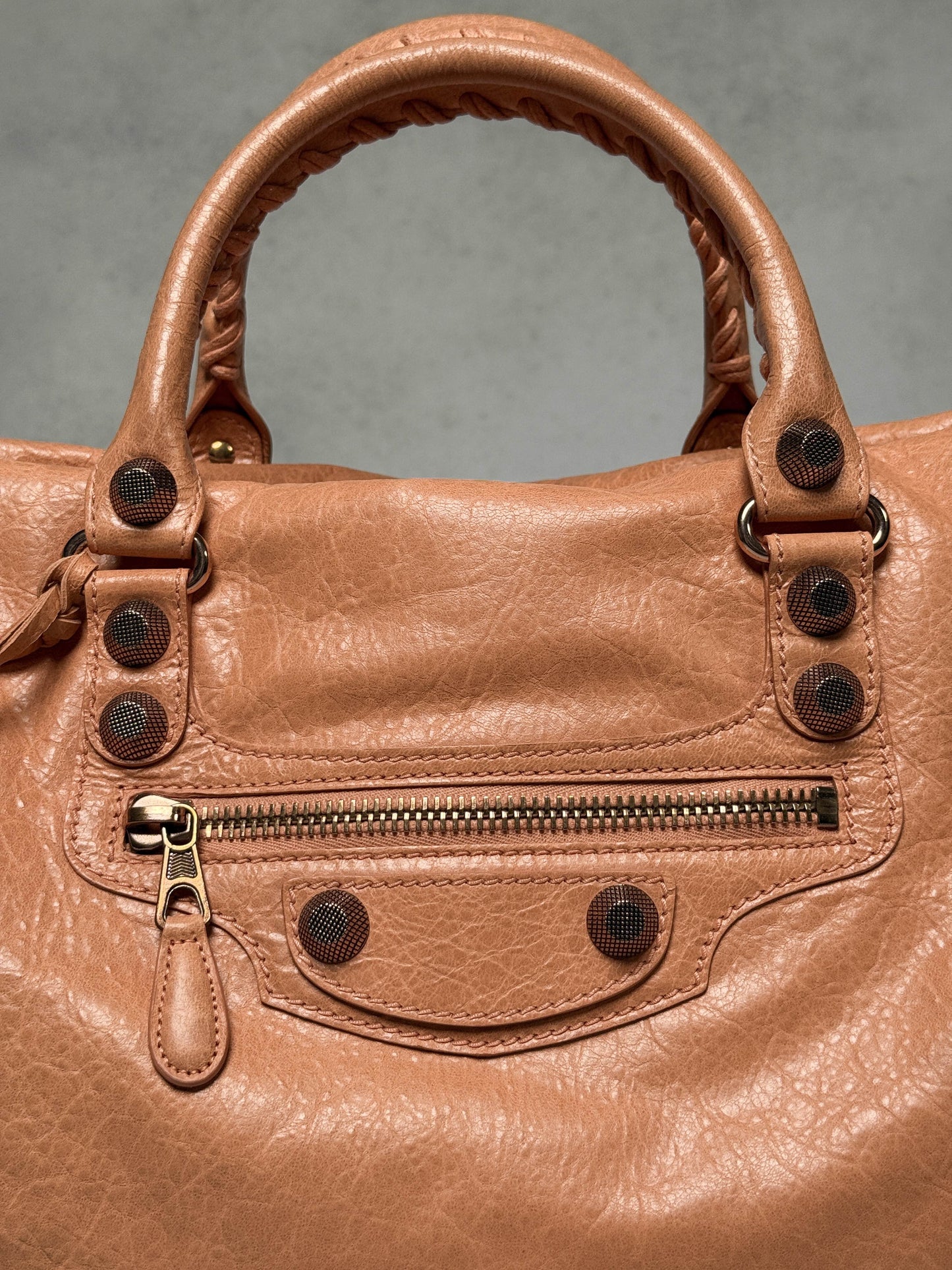 Balenciaga Monday Bag Giant 12 Silver Hardware Rose Blush