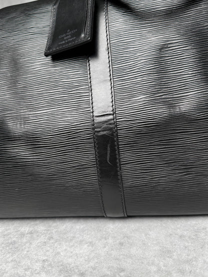 Louis Vuitton Keepall 55 Black Epi Leather 1993