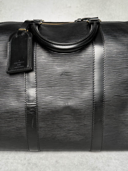 Louis Vuitton Keepall 55 Black Epi Leather 1993