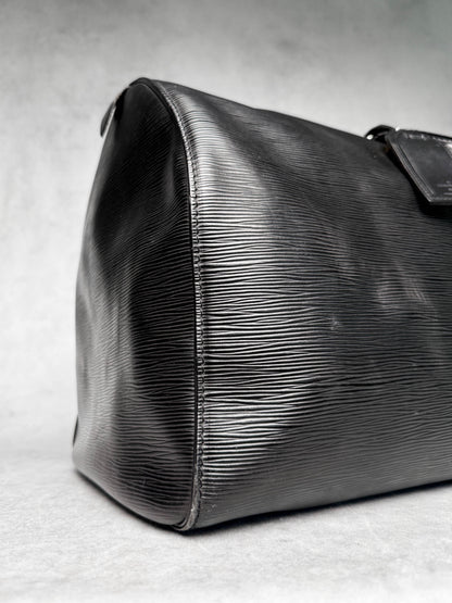 Louis Vuitton Keepall 55 Black Epi Leather 1993