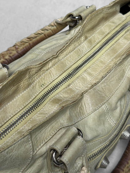 Balenciaga City Part Time Bag Giant 21 Silver Hardware Sahara