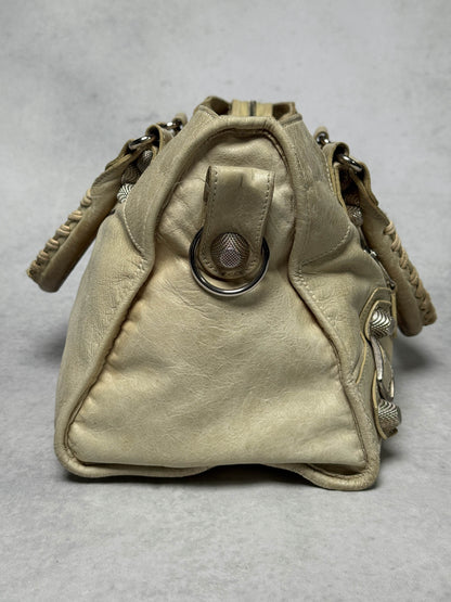 Balenciaga City Part Time Bag Giant 21 Silver Hardware Sahara