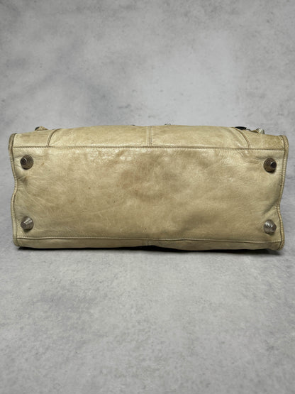 Balenciaga City Part Time Bag Giant 21 Silver Hardware Sahara