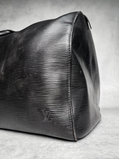 Louis Vuitton Keepall 55 Black Epi Leather 1993