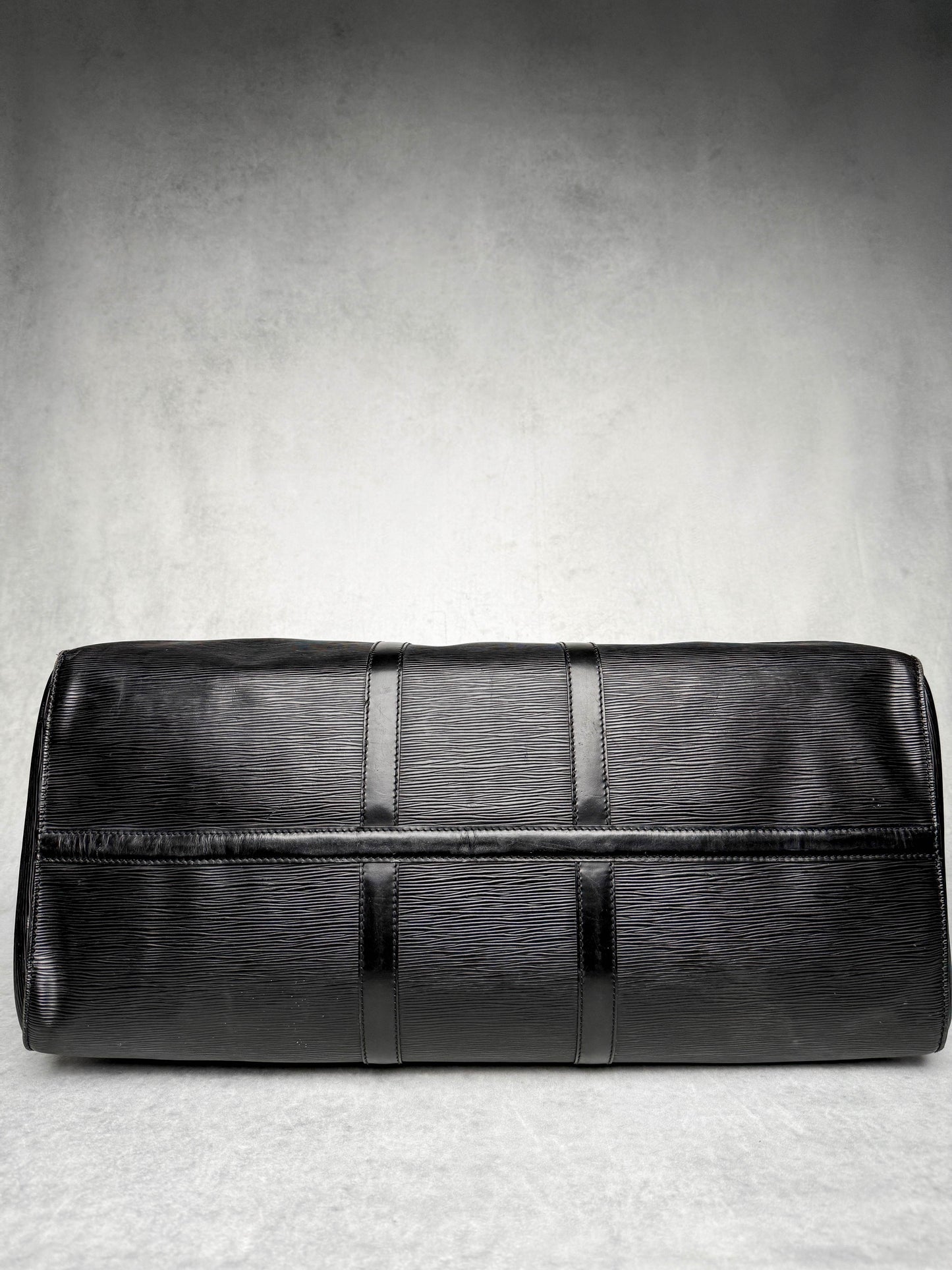Louis Vuitton Keepall 55 Black Epi Leather 1993