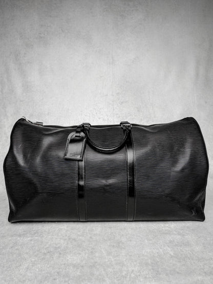Louis Vuitton Keepall 55 Black Epi Leather 2006