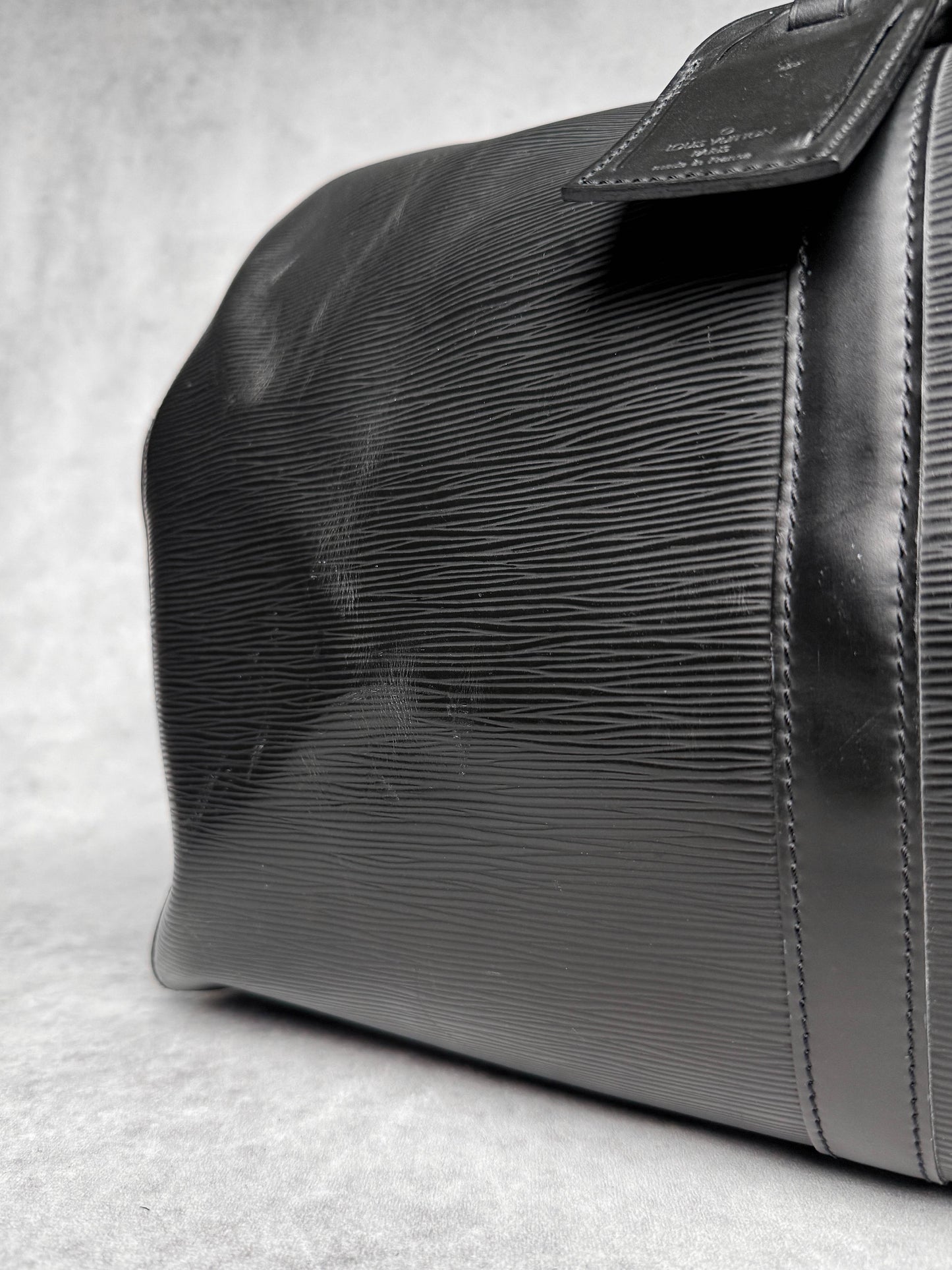Louis Vuitton Keepall 55 Black Epi Leather 2006