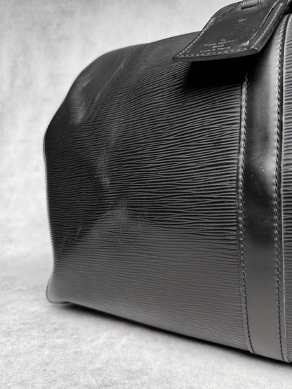 Louis Vuitton Keepall 55 Black Epi Leather 2006
