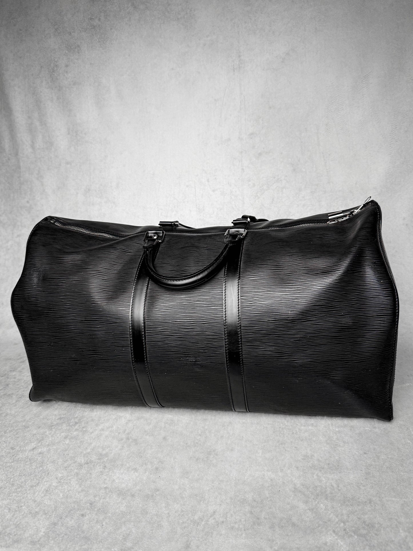 Louis Vuitton Keepall 55 Black Epi Leather 2006