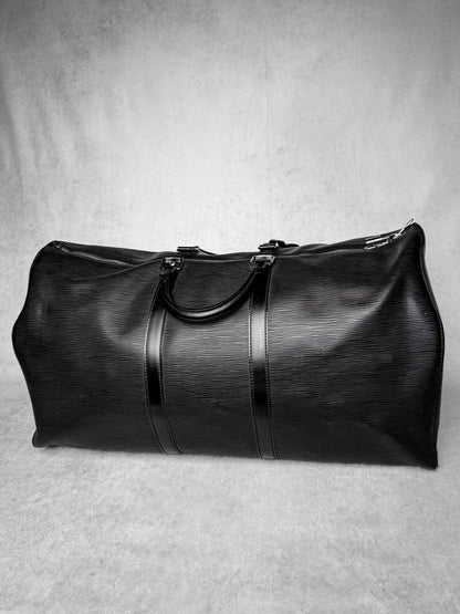 Louis Vuitton Keepall 55 Black Epi Leather 2006