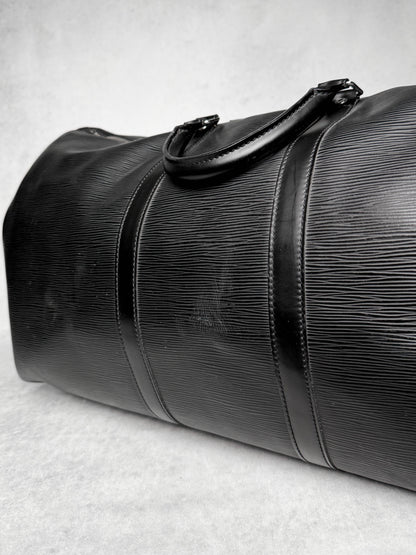 Louis Vuitton Keepall 55 Black Epi Leather 2006