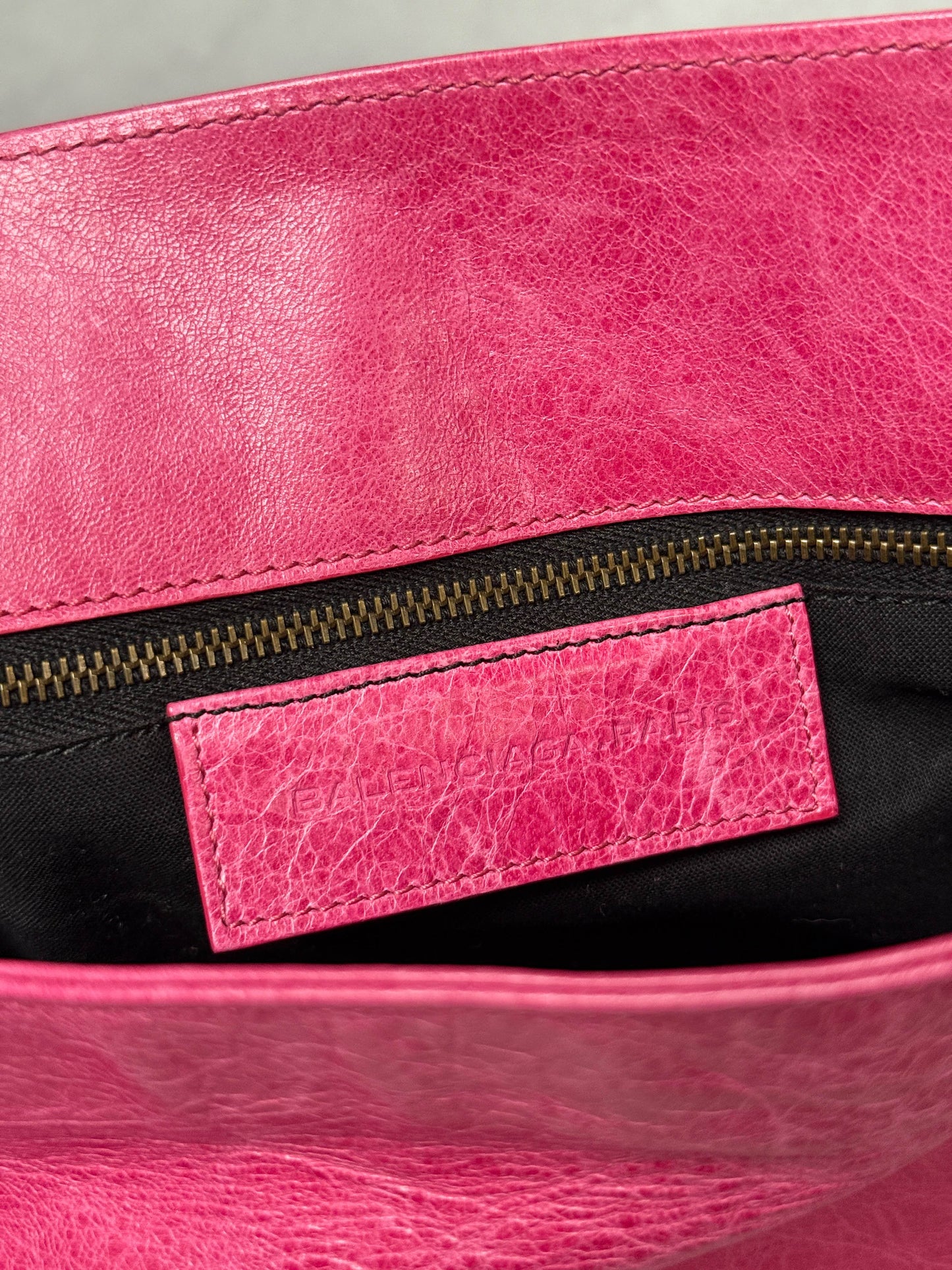 Balenciaga Moto Messenger Bag Pink